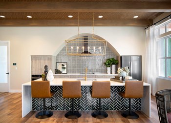 Social Lounge Kitchen at The Seaton Apartments in San Diego CA